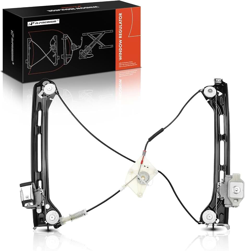 A-Premium Power Window Regulator Front Driver Side, Without Motor