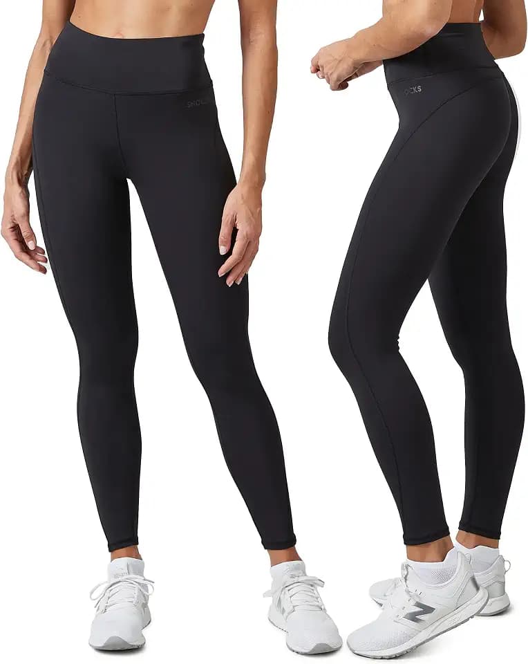 Snocks Sport Leggings Damen, Blickdicht & High-Waist-Bund