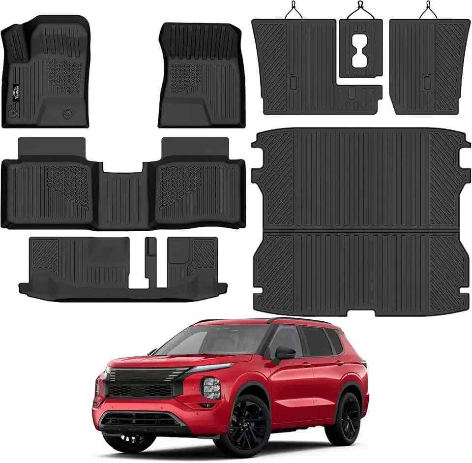 Floor Mats & Cargo Mat & Backrest Mat for Nissan Rogue PHEV 2026-2027