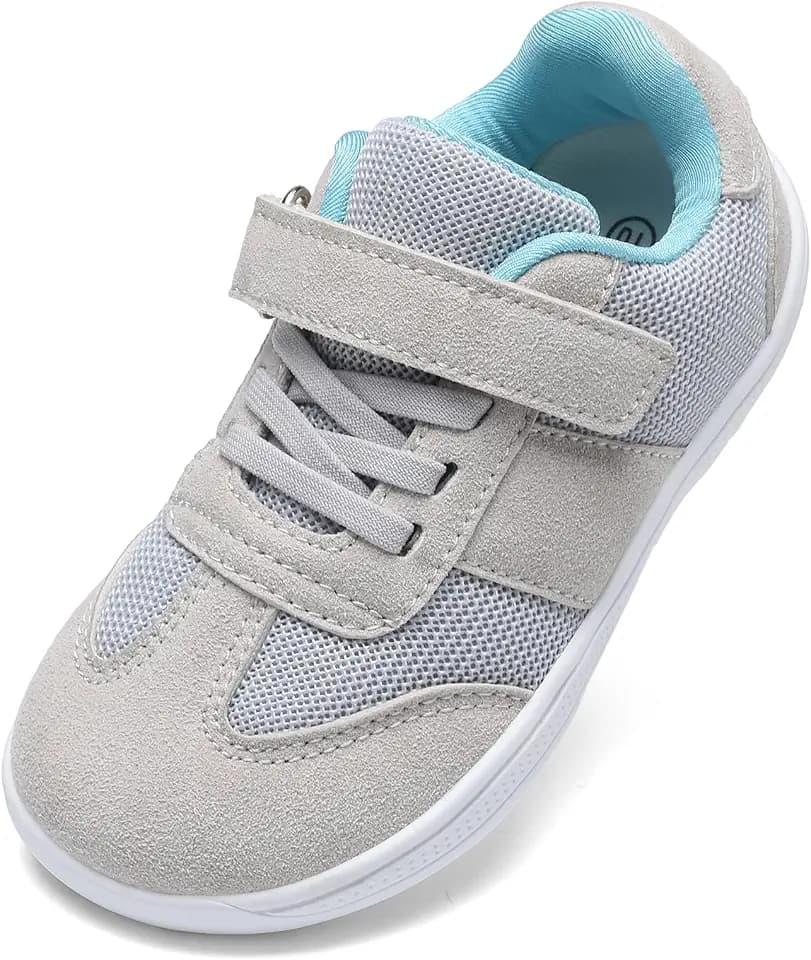 Toddler Shoes Boys Girls, Wide Toe Box Barefoot Shoes, Zero Drop Minimalist Sneakers, Kids Tennis Walking Shoes for Toddler Little Kid