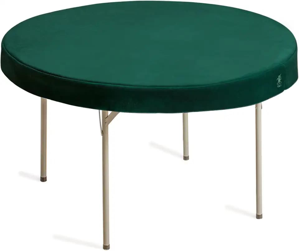 Yellow Mountain Imports Professional Grade Round Table Cover for Card Games, Mahjong, Board Games, Dice Games, and More