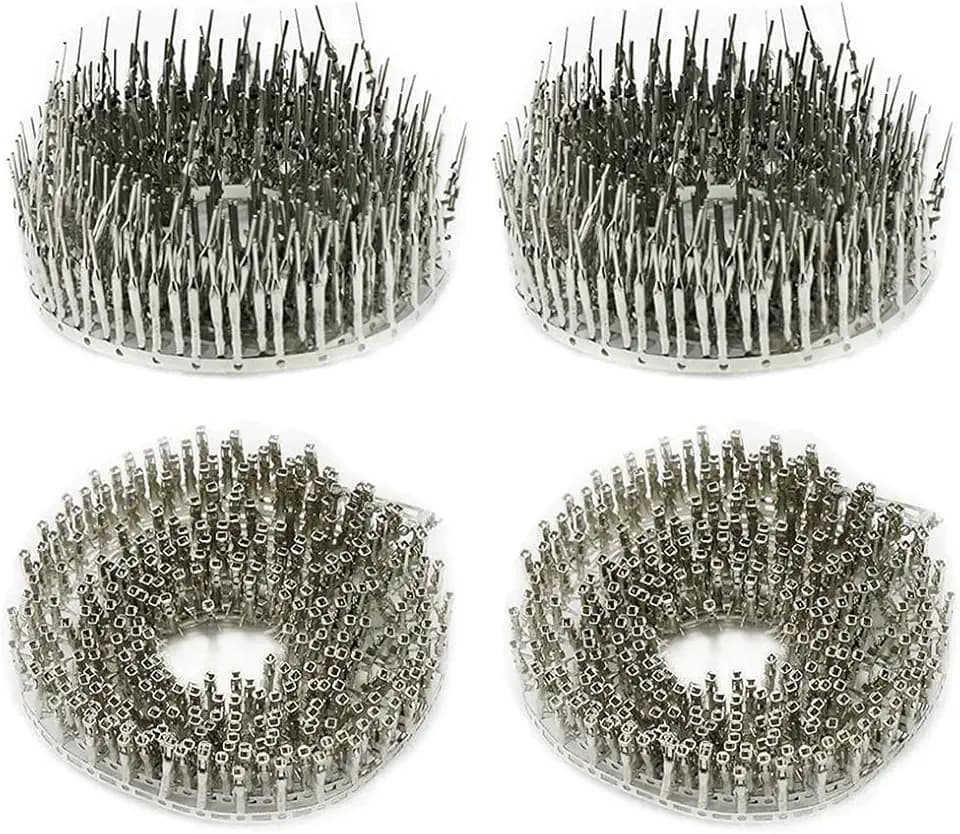 200Pairs 2.54mm Male Female Crimp Jumper Pin Connectors