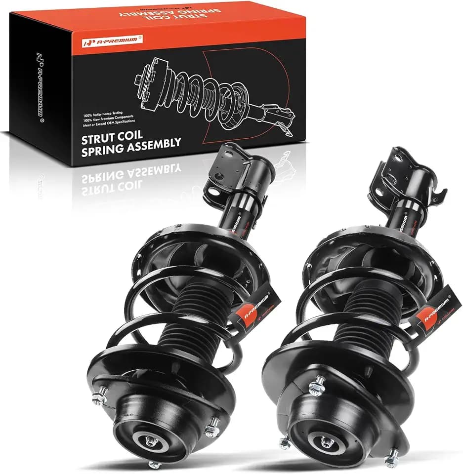 A-Premium Front Complete Strut Assemblies with Coil Springs, Set of 2