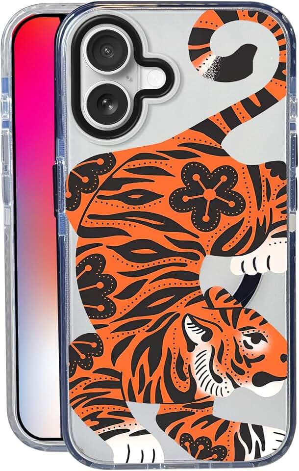 Tiger for iPhone 17 Case, Clear, MagSafe