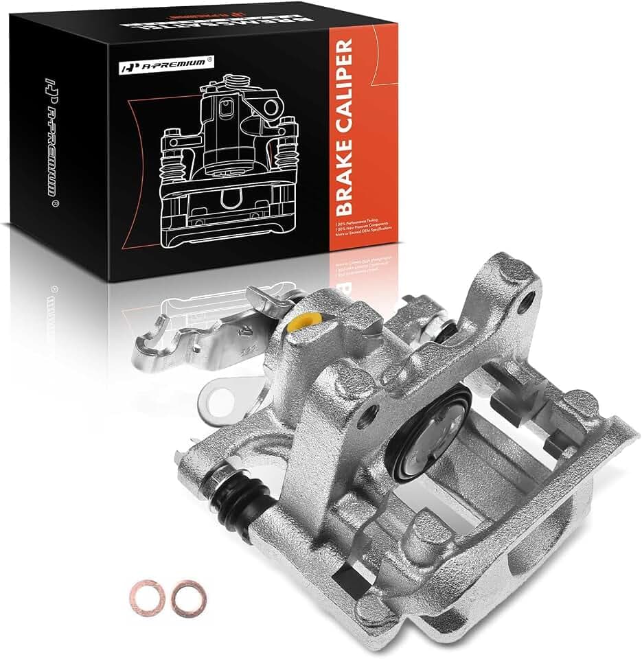 A-Premium Rear Left Driver Disc Brake Caliper with Bracket