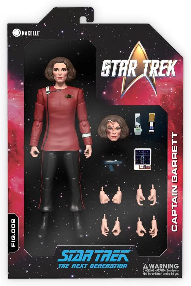 Star Trek Captain Garrett, The Next Generation - Yesterday's Enterprise, 1/10 Scale, Collectible Action Figure