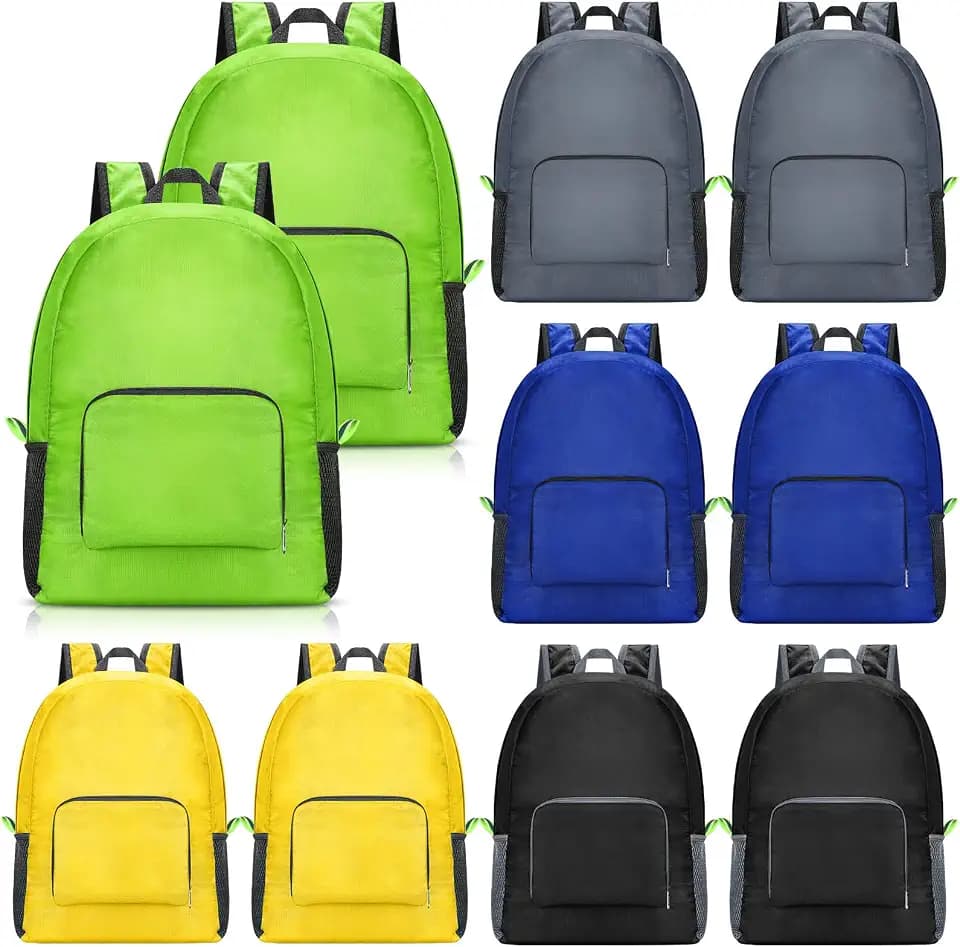 Jexine 10 Pcs Backpacks Bulk 16.5 Inches Lightweight Travel,Mixed Color