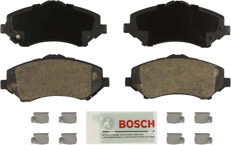 BOSCH BE1327H Blue Semi-Metallic Disc Brake Pad Set with Hardware - Front
