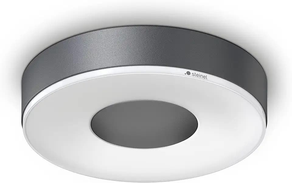 Steinel LED Deckenleuchte RS 200 SC Connect, smarte Wandleuchte, Bewegungsmelder, dimmbar, bedienbar per App, Zeitplan, 17.1 W, 3000 K, Anthrazit