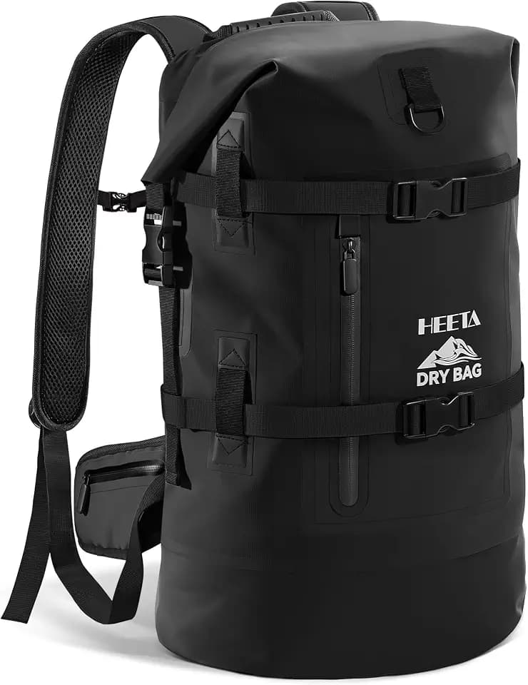 HEETA Dry Bags Waterproof Backpack 40L for Men & Women, Roll Top Heavy Duty
