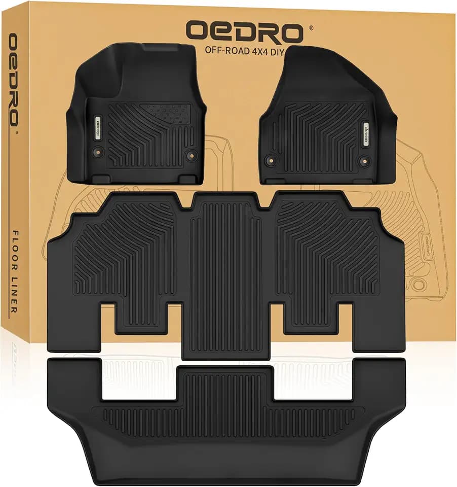 OEDRO Floor Mats for Chrysler Pacifica 2017-2026 2027 (No Hybrid Models)