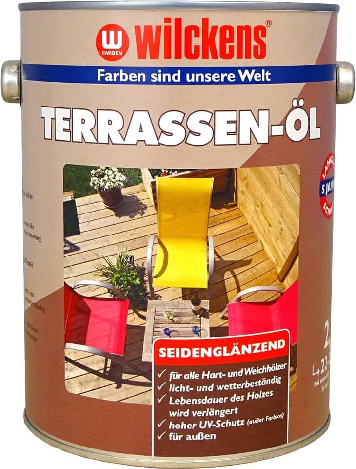 Wilckens Terrassen-Öl, 2,5 l, Teak