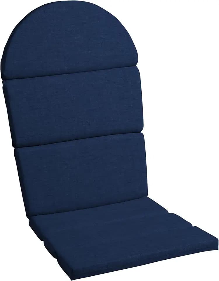 Arden Outdoor Adirondack Chair Cushion, Foam, 20x46, Sapphire Blue