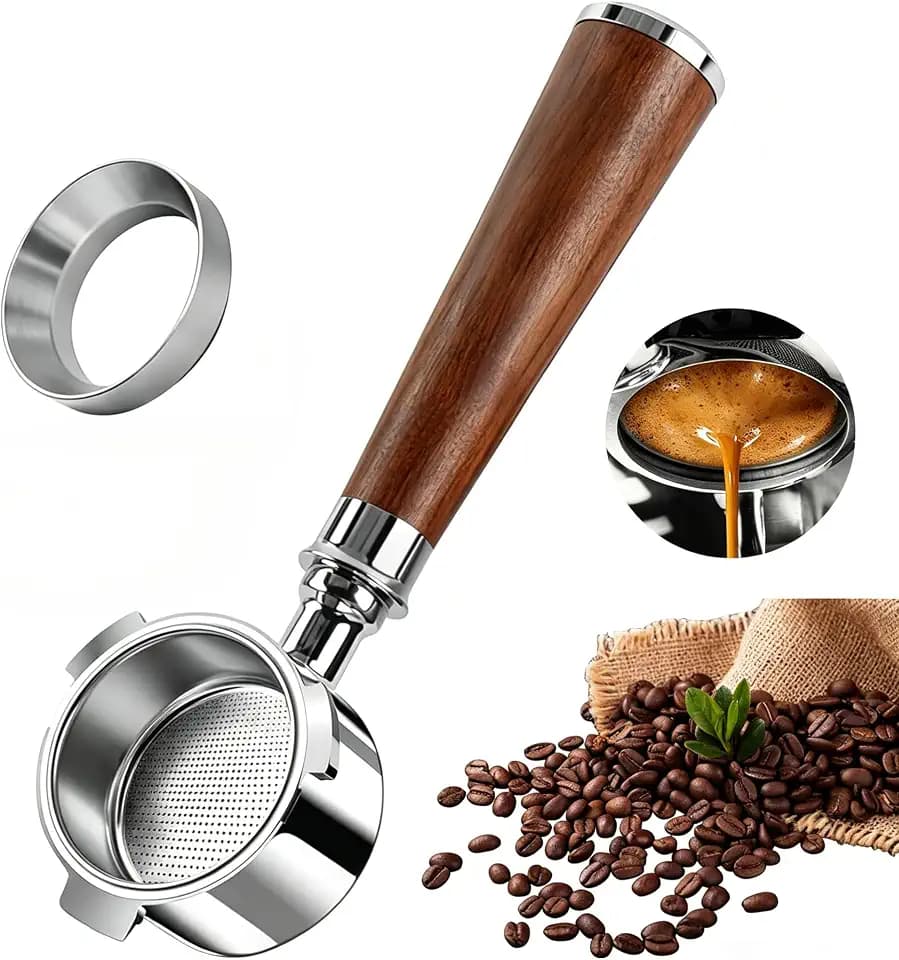 51mm Bodenloser Siebträger für DeLonghi Dedica EC680 EC685 EC885 EC890