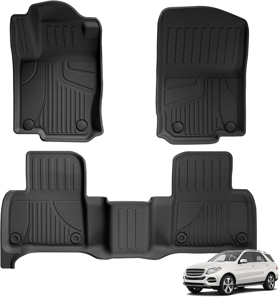 Floor Mats for Mercedes Benz GLE 2016-2019 & ML Class 2012-2015