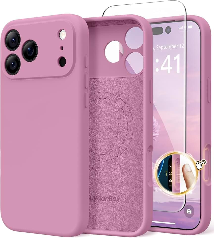 Magnetic for iPhone 18 Pro Max/iPhone 17 Pro Max Case Silicone