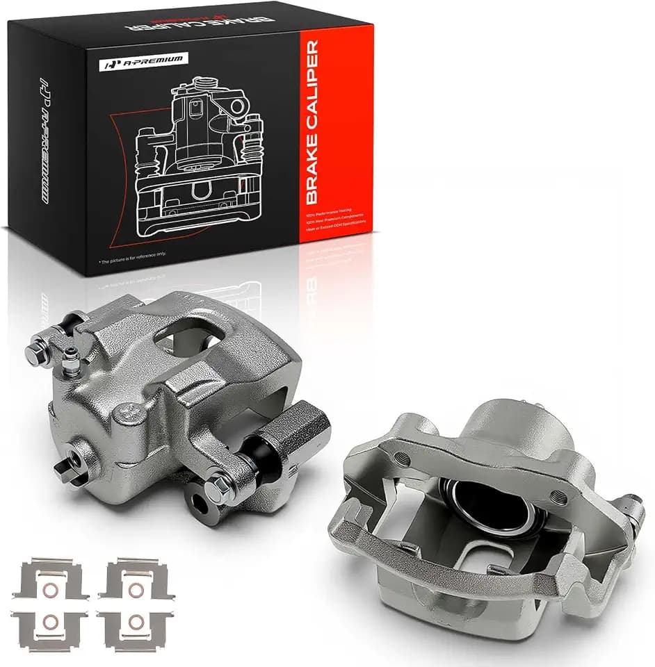 A-Premium Front Left and Right Side Disc Brake Caliper with Bracket