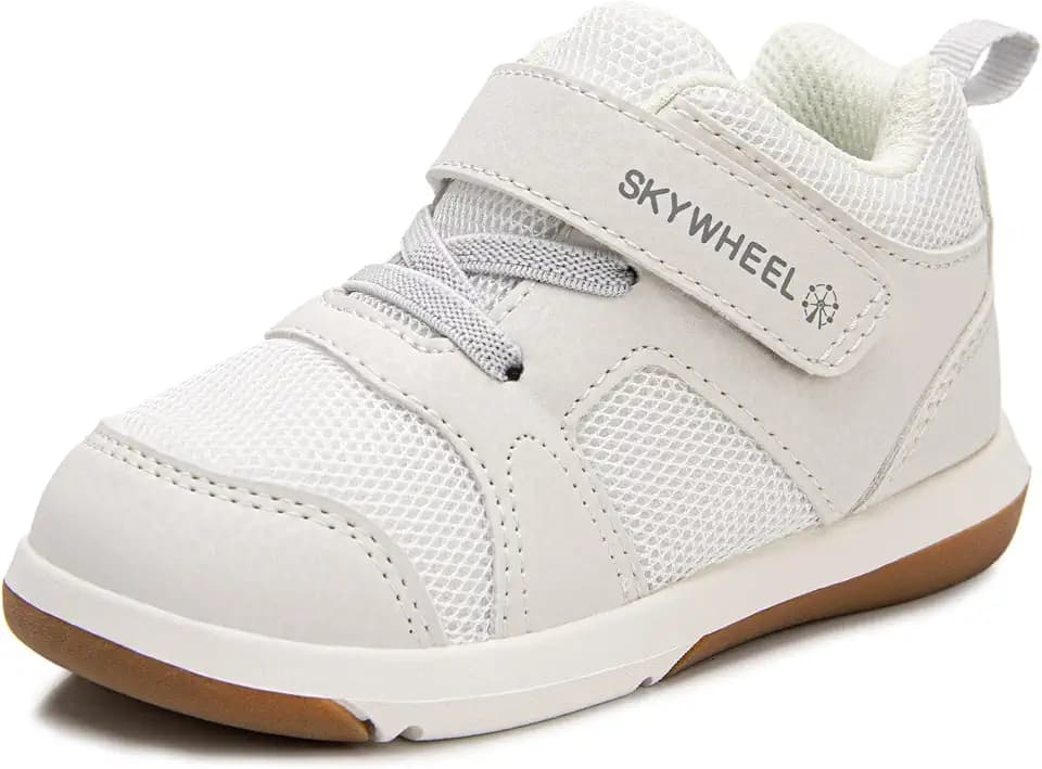 SKYWHEEL Toddler Boy Shoes High Top Sneakers Tennis Shoes for Everyday Wear