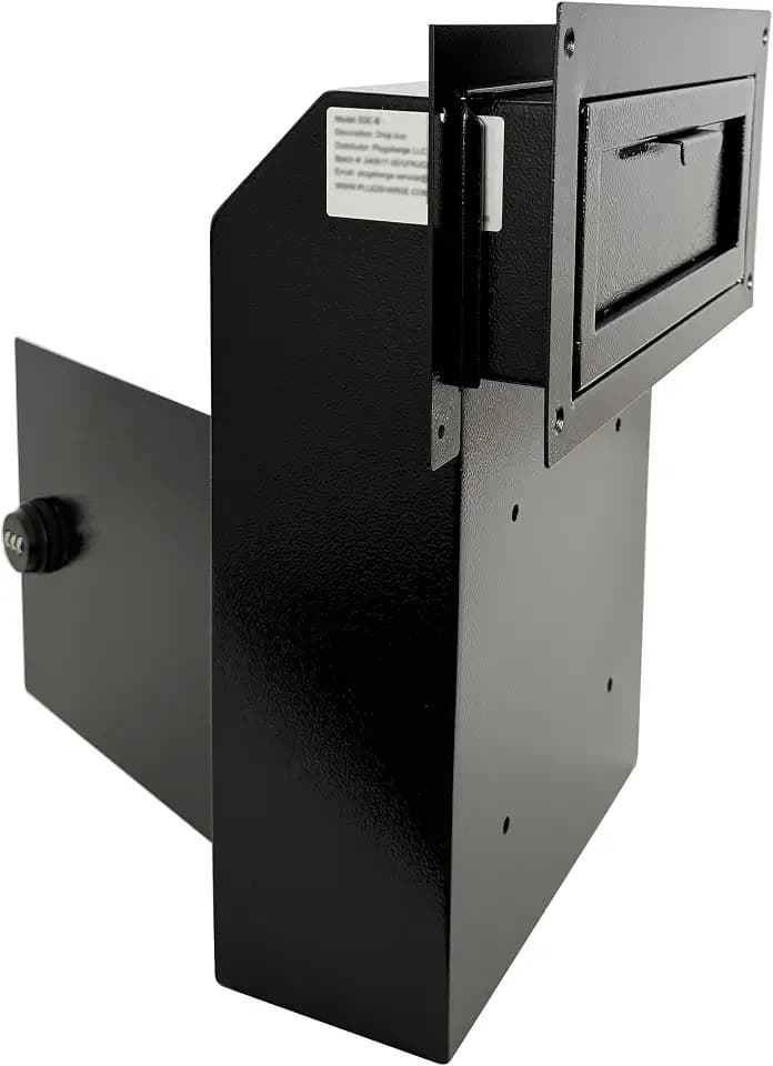 Through-Door Drop Box with Combination Lock & Rear Access Door