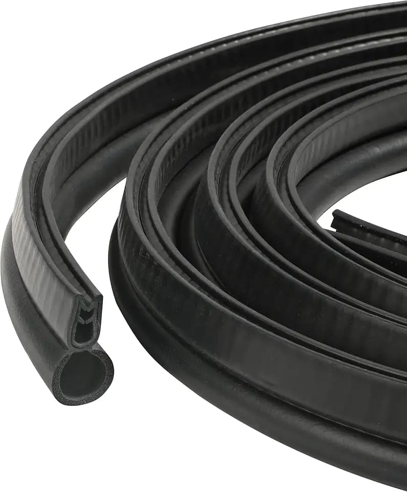 ESEWALAS 10Ft/20Ft Car Door Rubber Seal Strip with Top Bulb,Rubber Weather Seal,Automotive Weather Stripping Soundproofing Edge Guard Trim for Cars, Boats,RVs,Trucks and Home Applications (20 Feet)