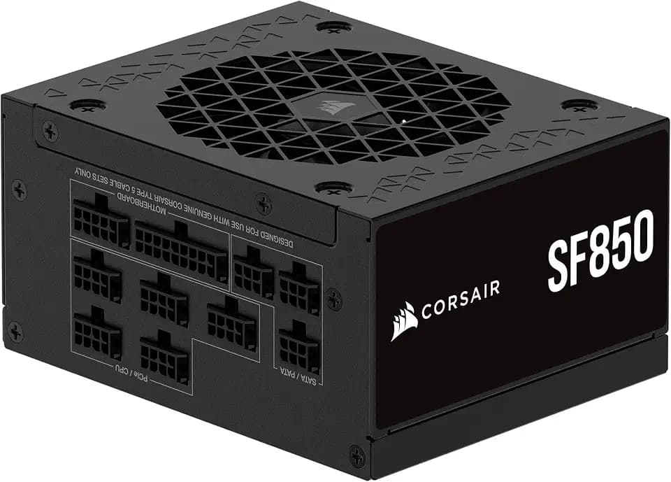 CORSAIR SF850 (2024) Fully Modular Low Noise ATX Power Supply – Black