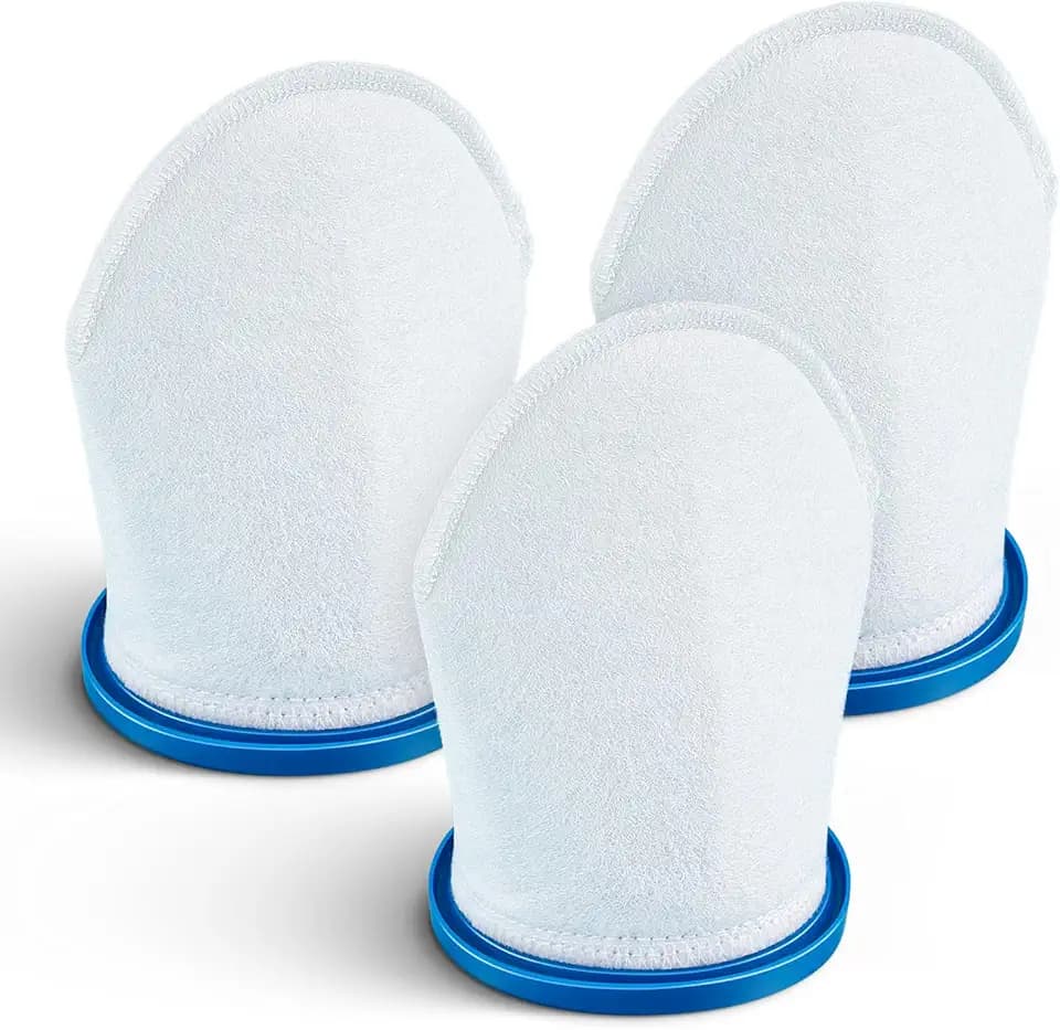 Leemone X-treme Multilayer Filter Bag Compatible with Pool Blaster Max, Max CG, Catfish Ultra, iVac 250, iVAC C2, Volt FX-4 Pool Vacuum, Thickened Cotton & Solid Structure, P30X022XF /PBW022XF 3 Pack