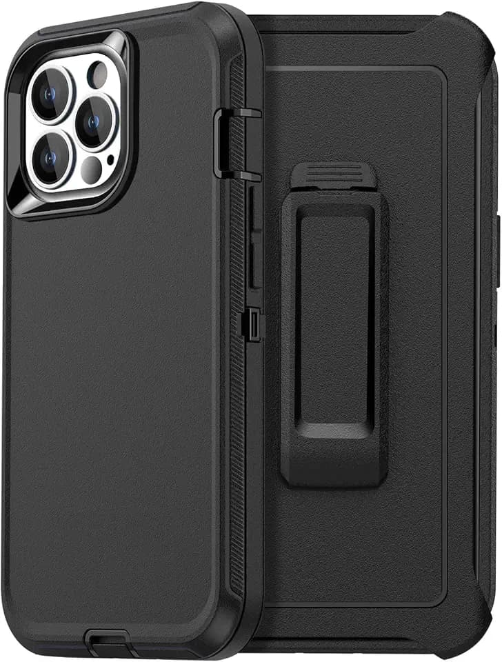 AICase for iPhone 15 Pro Case(6.1") with Belt Holster,Heavy Duty Drop Protection Full Body Rugged Shockproof/Dust Proof Military Protective Tough Durable Men for iPhone 15 Pro 6.1"