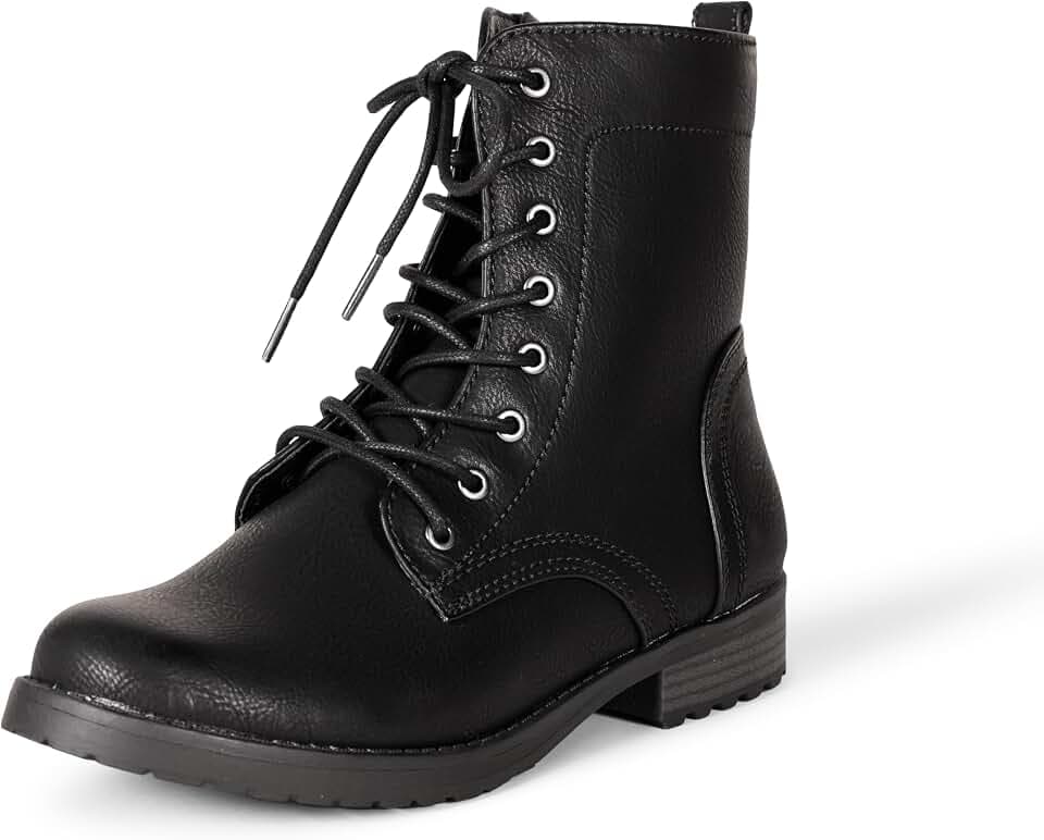 Amazon Essentials Damen Kampfstiefel Mit Schnürung