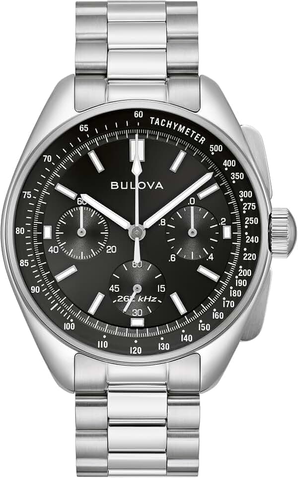 Bulova Herren Chronograph Armbanduhr Lunar Pilot