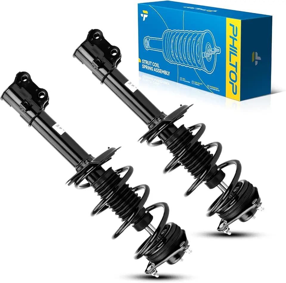 PHILTOP Front Struts for Spor-tage 2011 2012 2013 2014 2015 2016, Tucson 2010 2011 2012 2013, Shock Absorber Complete Suspension 172723+172722, Struts with Coil Spring Assemblies SAA175 2 Pcs