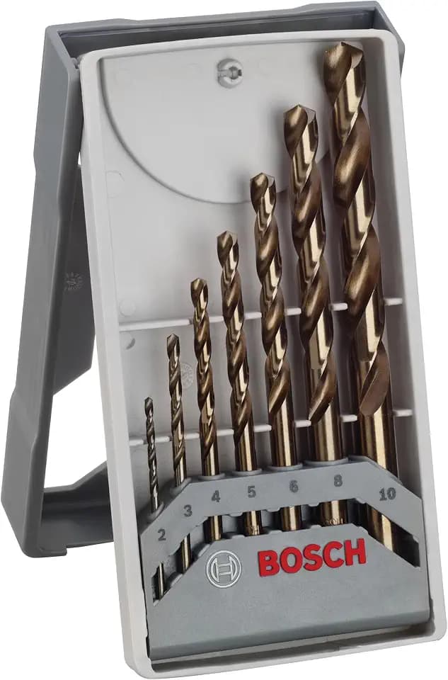 Bosch 7x PRO Stainless Steel HSS-Co Spiralbohrer-Set, 7-tlg.