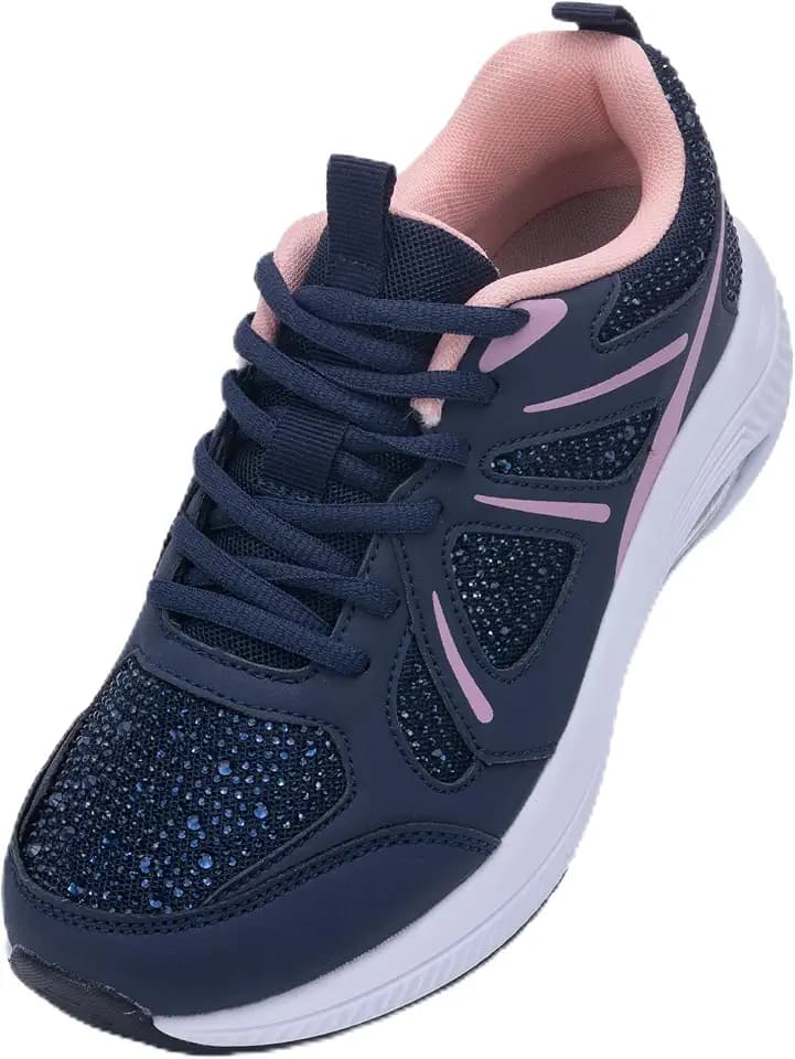 QAUPPE Women Orthotic Walking Shoes Arch Support Plantar Fasciitis Sneakers