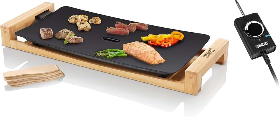 Princess 103026 Table Chef Pure Black - Bambus - 50 x 25 cm