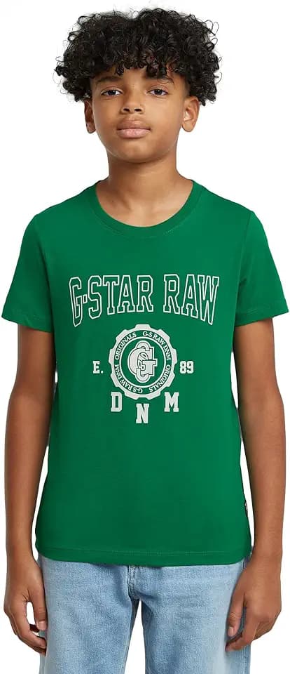 G-Star Jungen T-Shirt Ss Regular Varsity T-Shirt