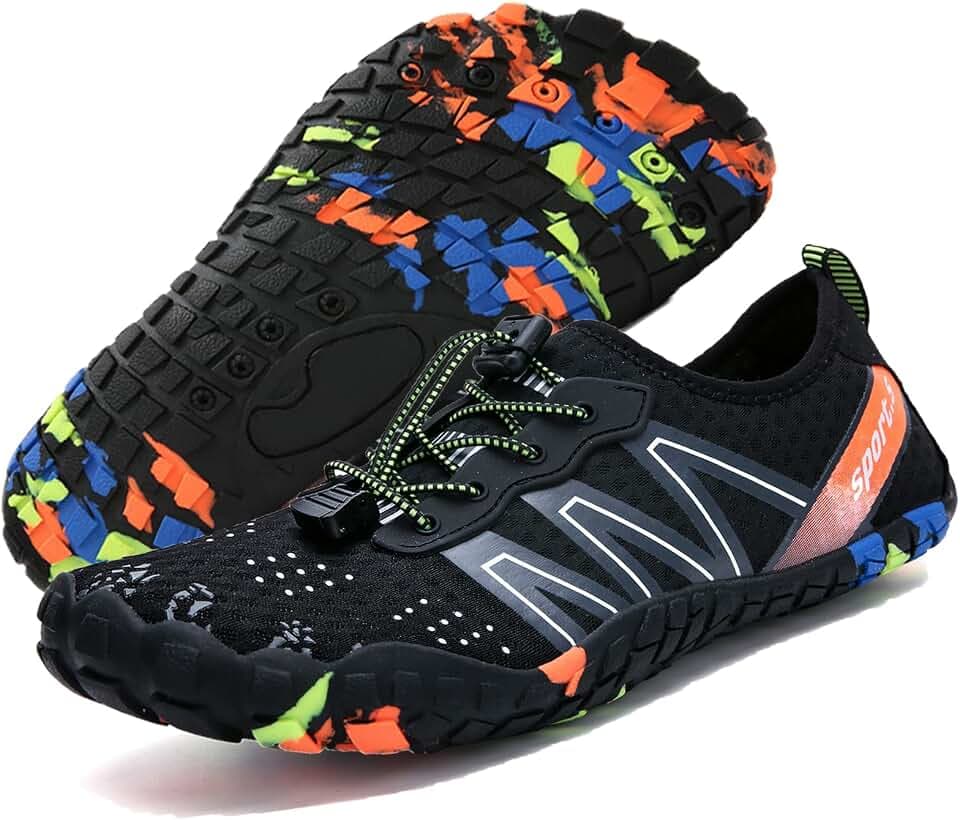 Water Shoes Men Women Barefoot Shoes Outdoor for Beach Aqua Swim Pool River Water Quick Dry Boating Fishing Diving Surfing with Yoga Aerobics
