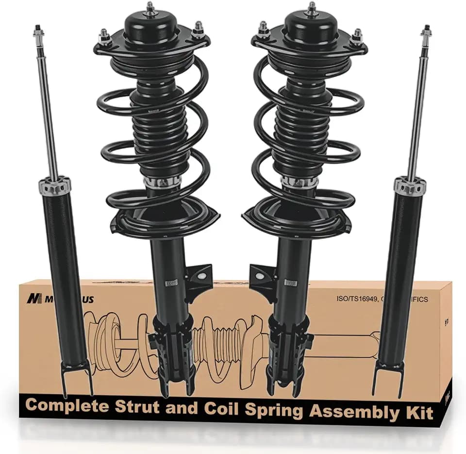 MOSTPLUS Front and Rear Strut Shock Assemblies Compatible with 2010-2013 Hyundai Tucson 2011-2016 Kia Sportage(Set of 4)