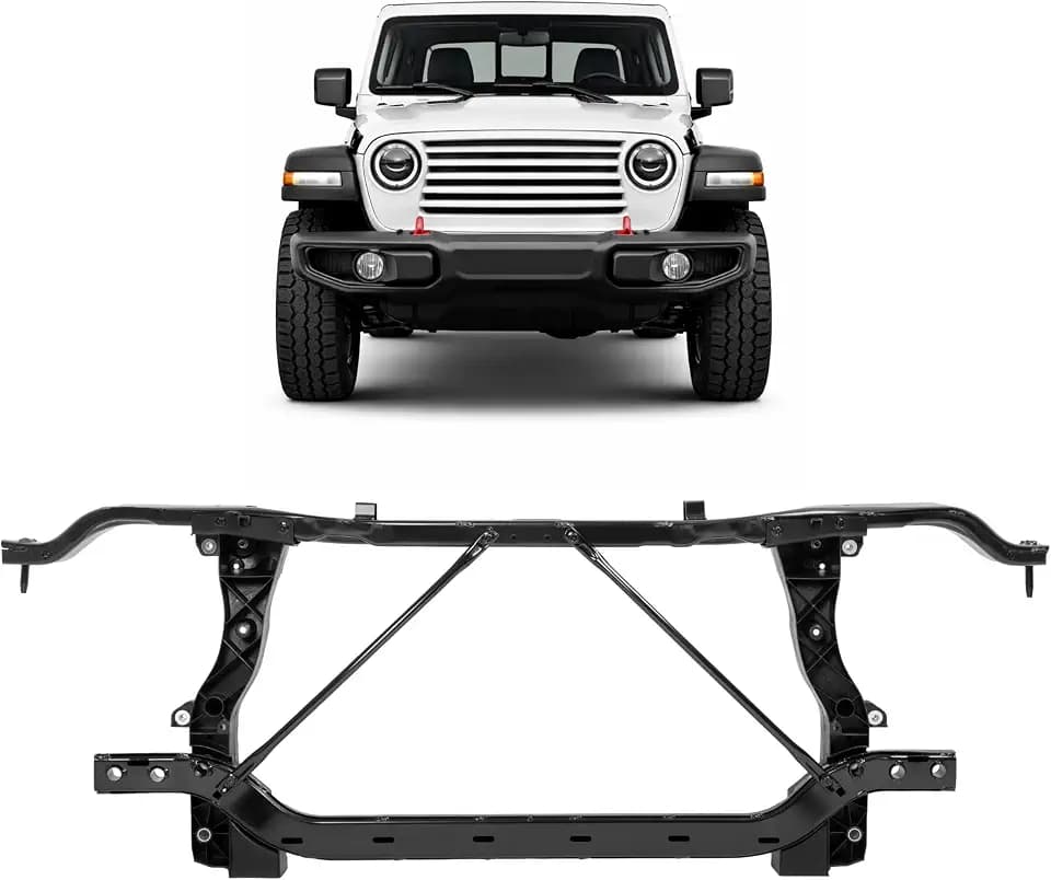ALMULOO Radiator Support Core Assembly Compatible with Gladiator Wrangler