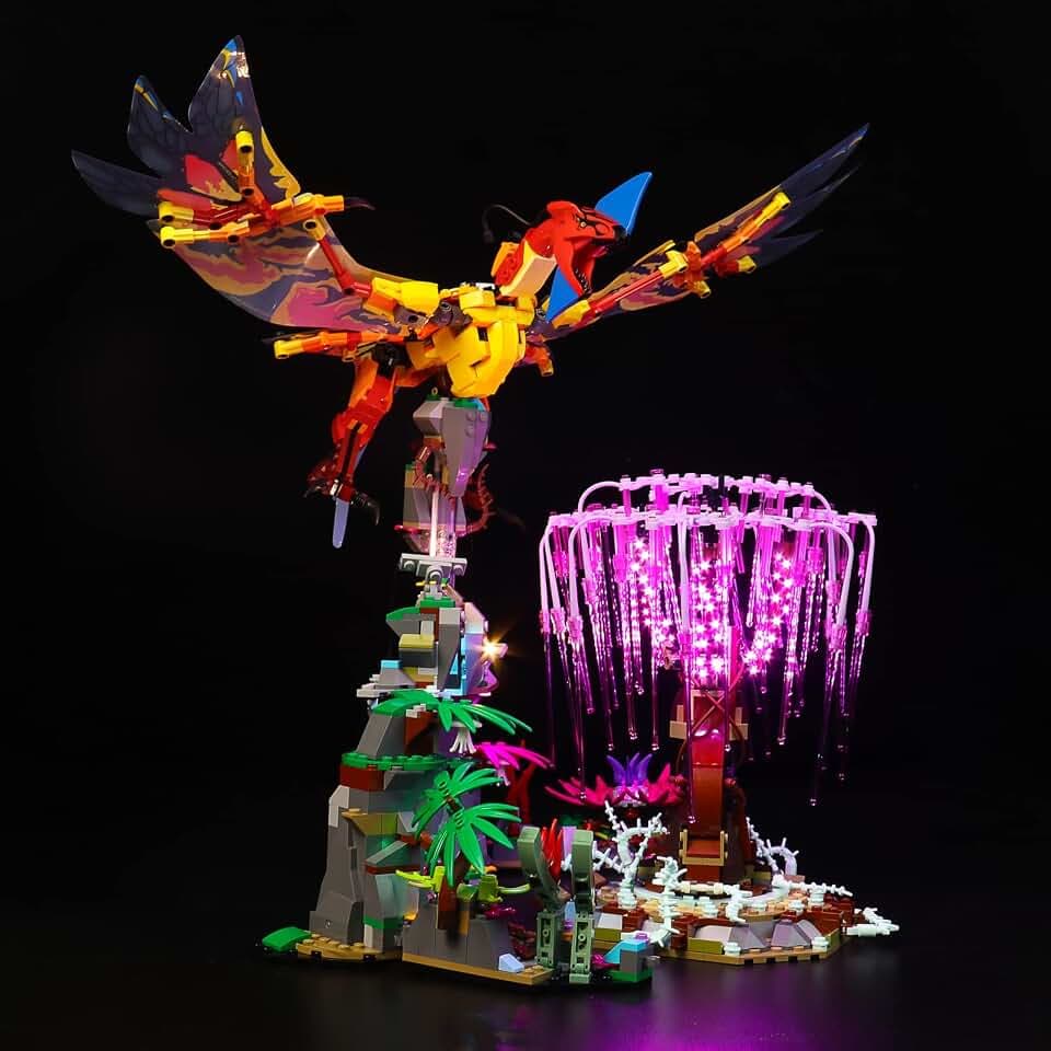 VONADO LED Light Kit Compatible with LEGO Avatar Toruk Makto & Tree of Souls 75574 - DIY Lighting - Music Version