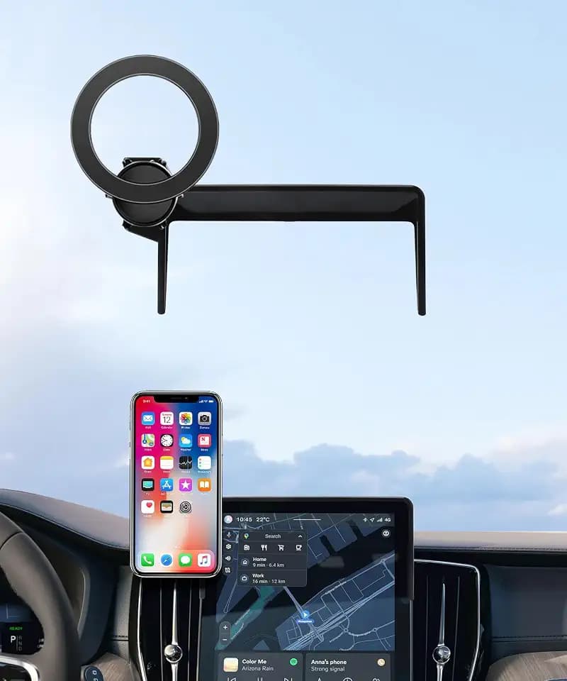 Car Phone Holder for Volvo XC60/XC90 2025 2026 11.2" Screen Magsafe Mount