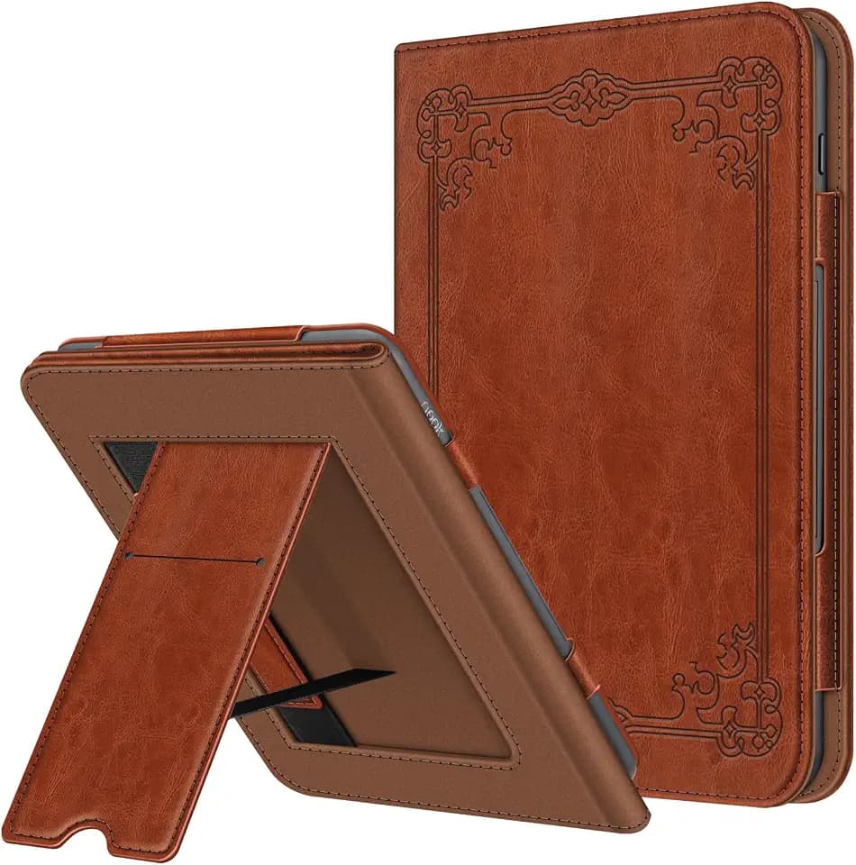 Fintie Stand Case for 7.8" Nook GlowLight 4 Plus Tablet 2023, Brown