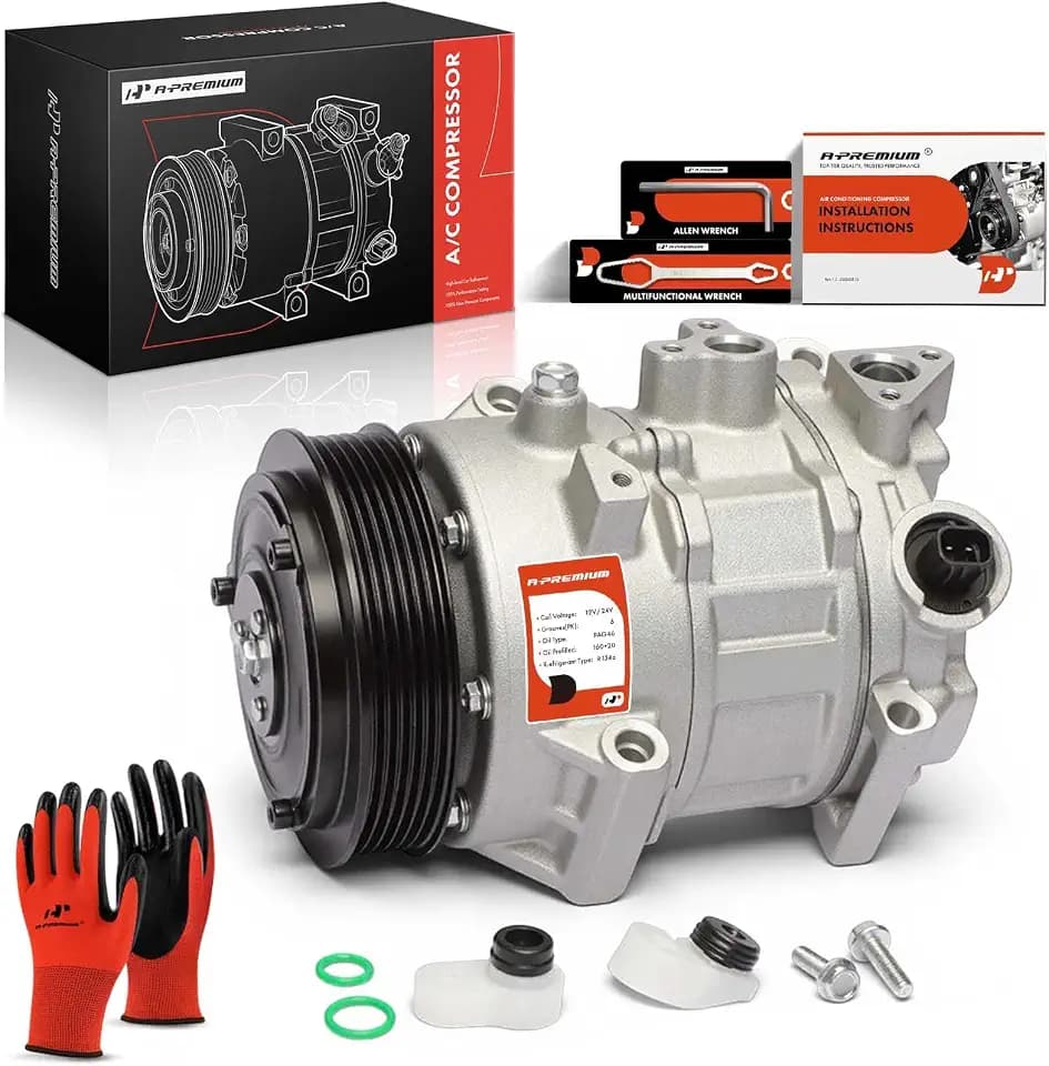 A-Premium Air Conditioner AC Compressor with Clutch