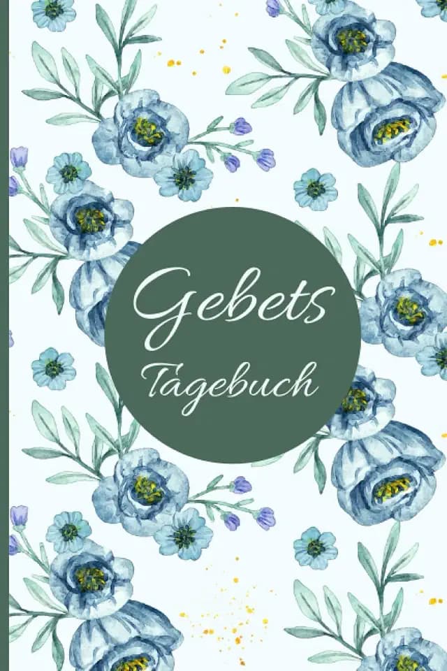 Gebetstagebuch: Andachtsbuch für Bibelverse, Zitate, Gebetspunkte und Dankbarkeit Aufzuschreiben, Christliches Bibelstudium Tagebuch.