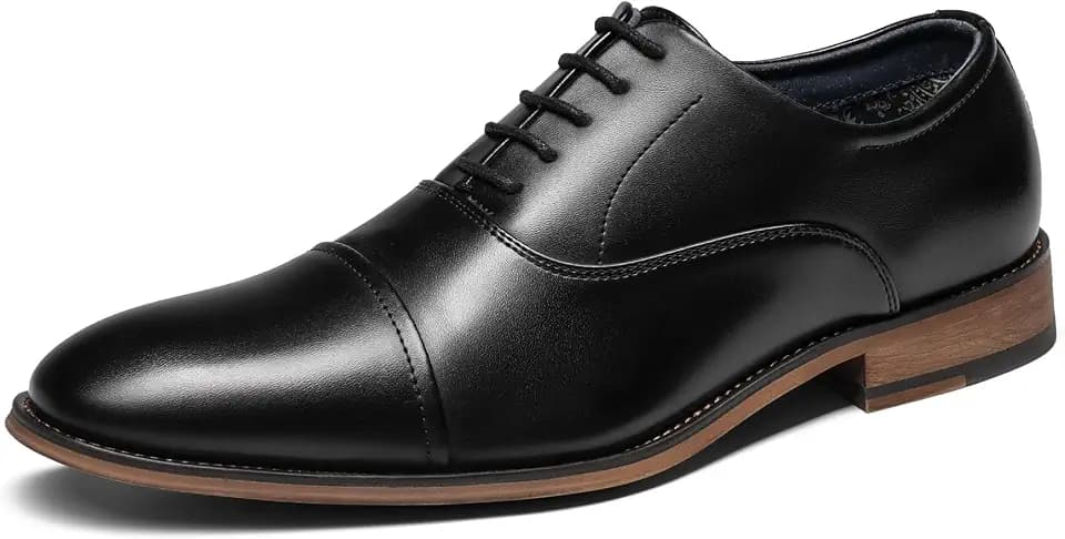 Bruno Marc Men's Cap-Toe Formal Dress Shoes