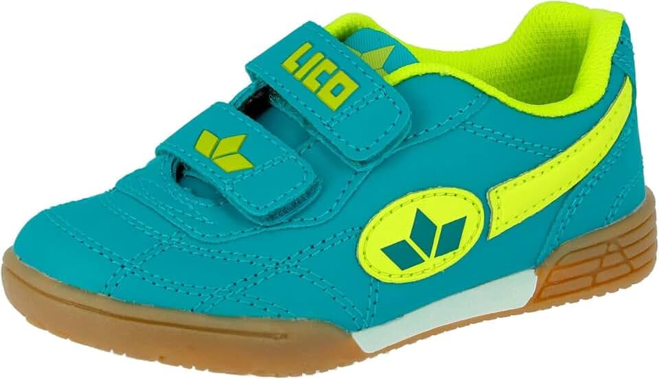 Lico Unisex Kinder Bernie V Hallenturnschuhe(Klettverschlüsse können variieren)
