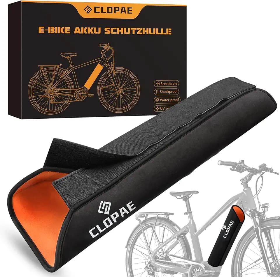 E-bike Akku Schutzhülle Wasserdicht Fahrrad Akku Abdeckungen für 27-35 CM Ebike Akku Schutzhülle mit Kältebeständig Staubdicht Lebensdauer Akku Verlängern E bike zubehör Rahmenakku fahrrad abdeckung