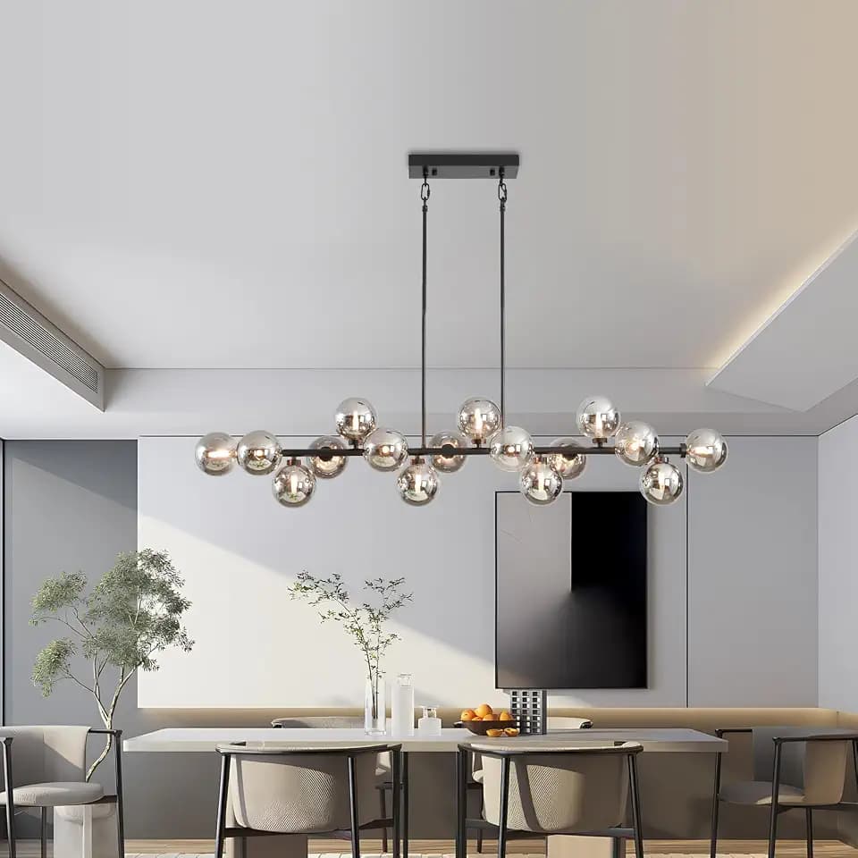 Sputnik Chandelier, Modern Pendant Light Fixture