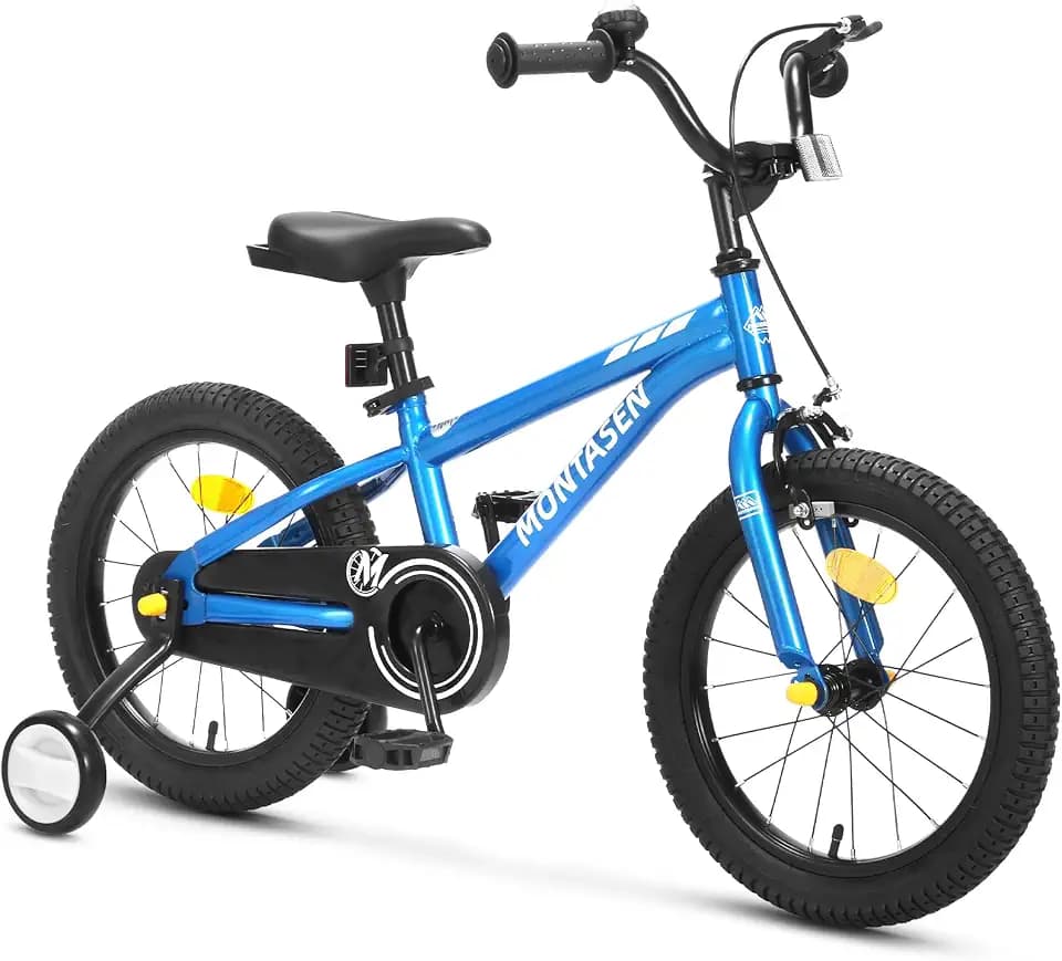 Kids Bike with Training Wheels, 12 14 16 18 Inch Boy Girl Bicycle