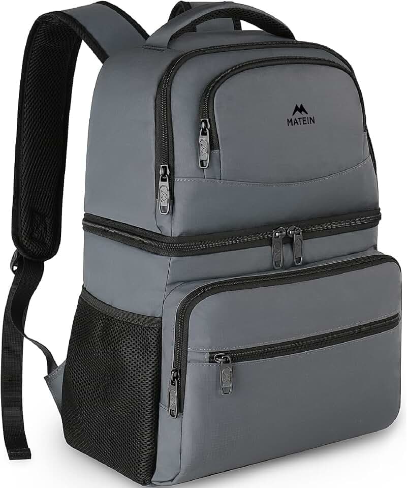 MATEIN Cooler Backpack, 26/40 Cans Insulated Lunch Backpack for Men Women