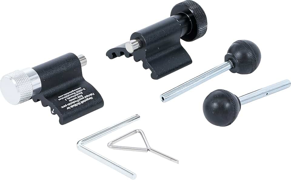 BGS Diy 62644 | Motor-Einstellwerkzeug | für VAG 1.4/1.6/1.9/2.0 SDI/TDI | Kurbelwellen-, Pumpenrad/Nockenwellen- und Hilfsriemen-Arretierung | 4 mm Absteckstift