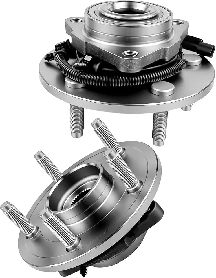 2Pcs 515151 4WD/RWD Front Wheel Bearing Hub Assembly for Ram 1500 3.0T 2014-2018, 3.6L 13-18, 3.7L 2012, 4.7L 12-13, 5.7L 2012-2018, for Ram 1500 Classic 3.6L/5.7L 2019-2022, 3.0T 2019, 5 Lugs w/ABS